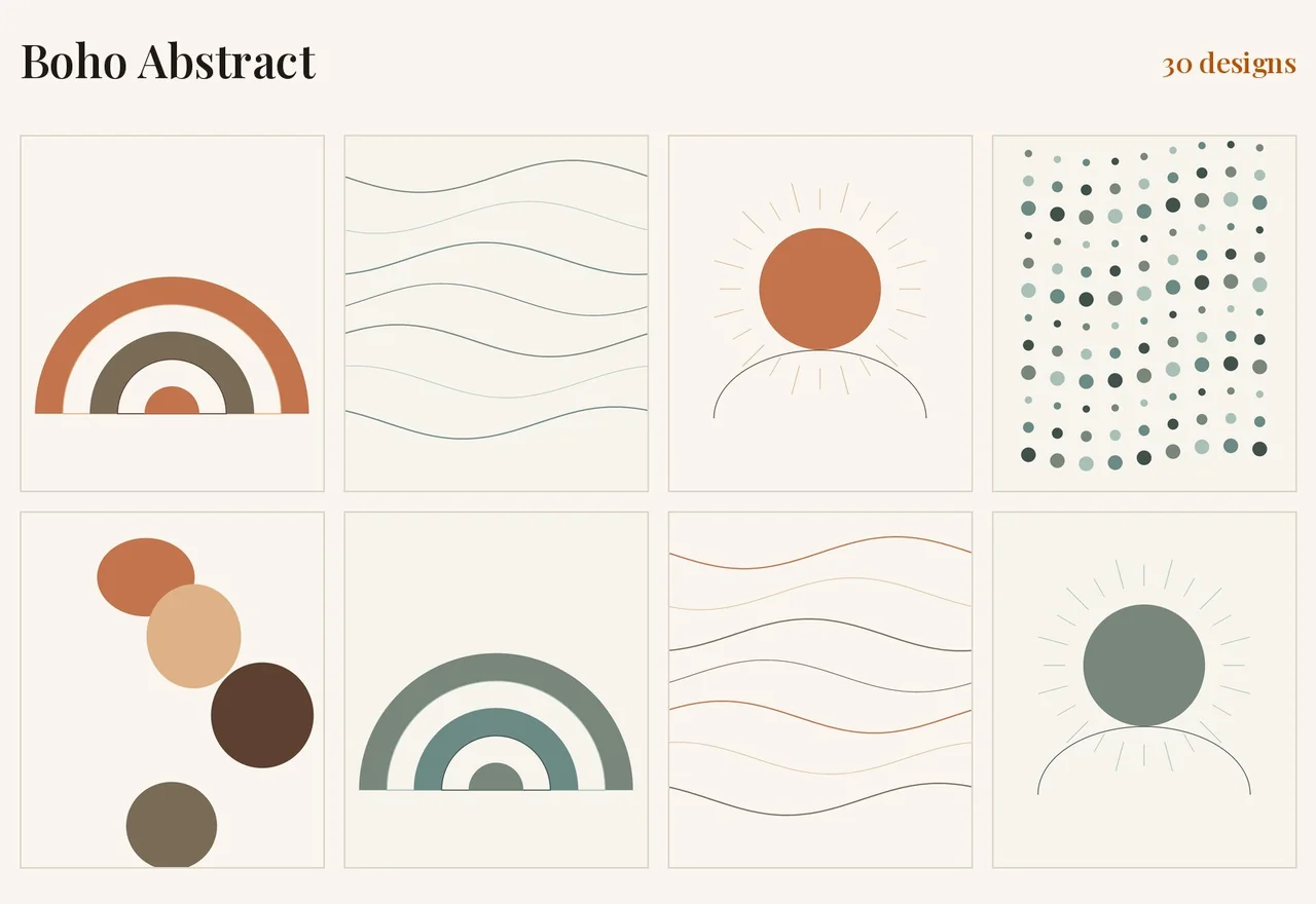 Collection board: Boho Abstract