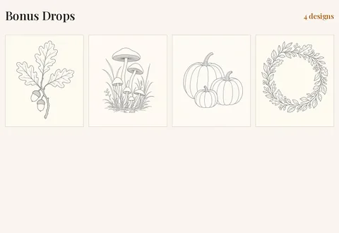 Bonus Drops, 4 designs