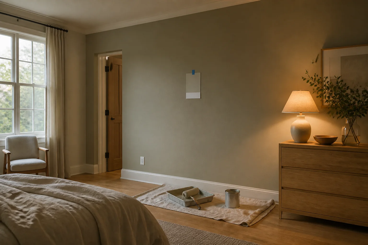 The last color you committed to looked completely different by lamplight (render)