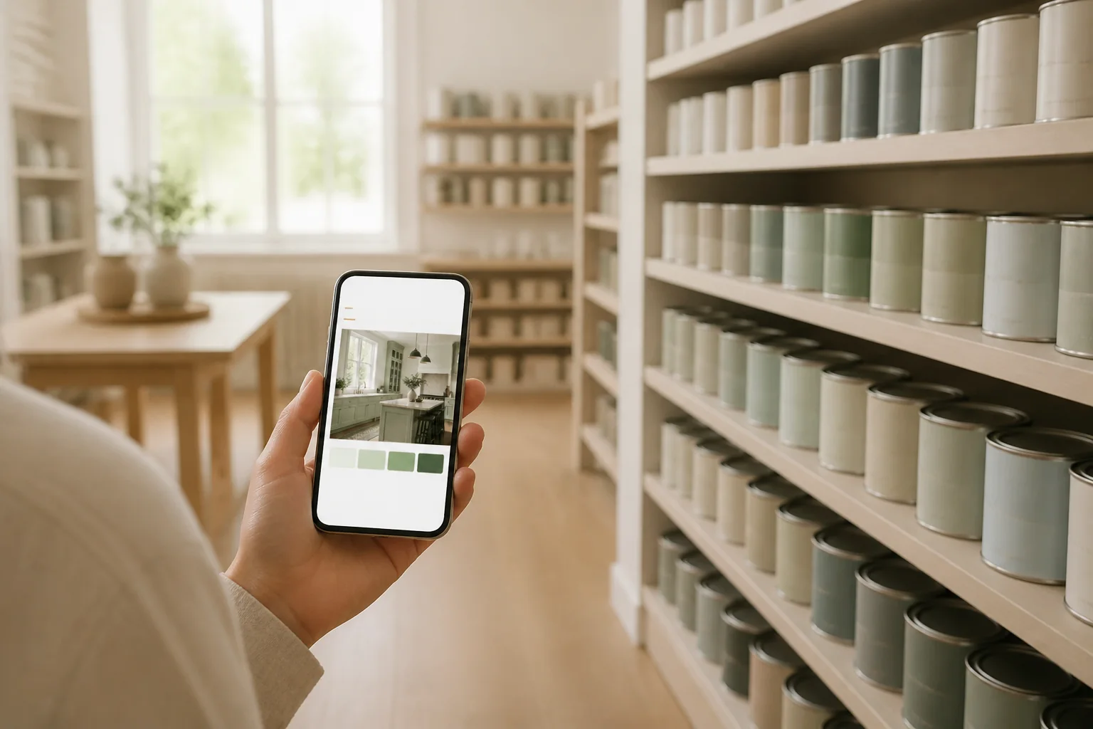 Take the codes shopping: the product in use (render)