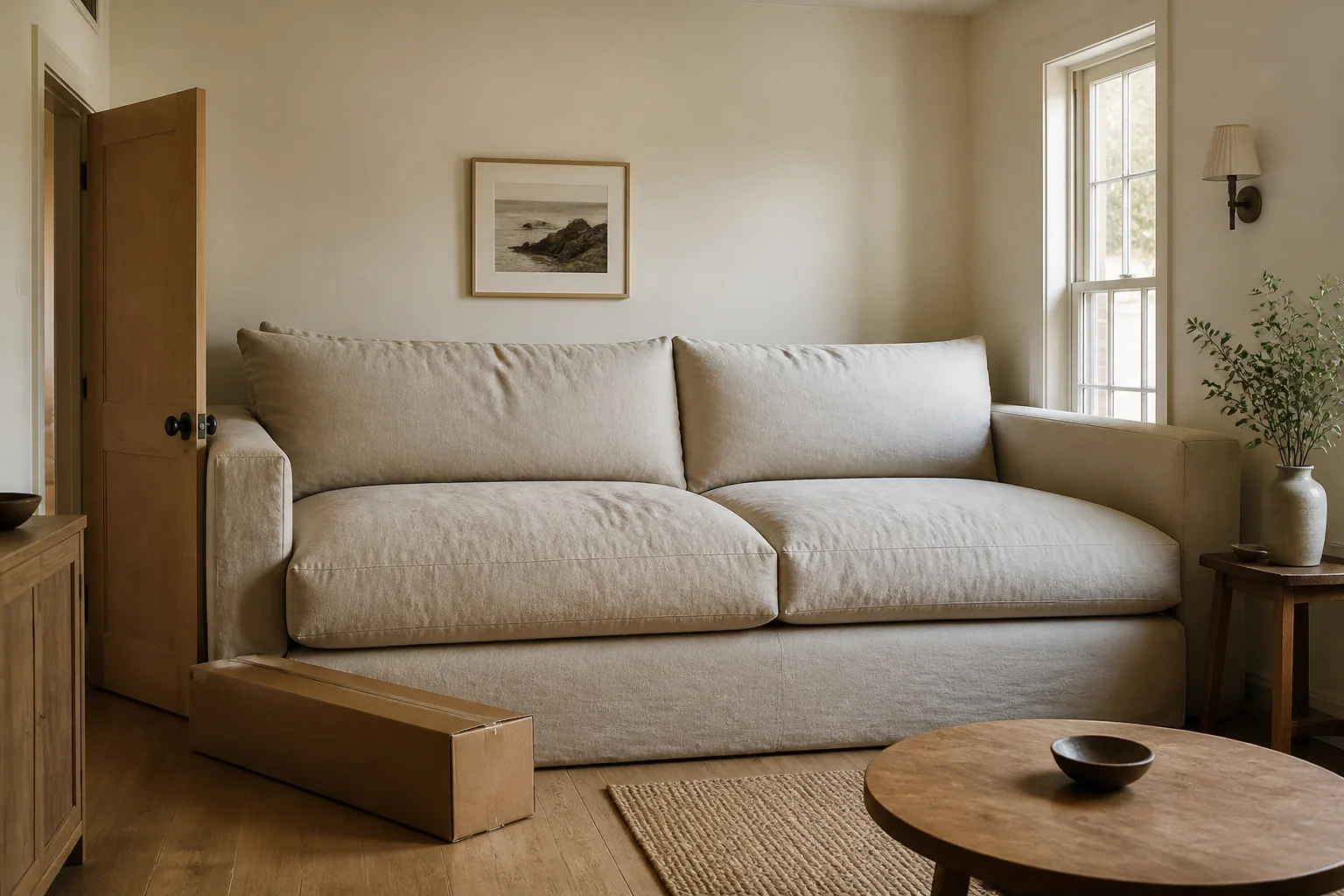 You have bought at least one piece of furniture that never fit the room (render)