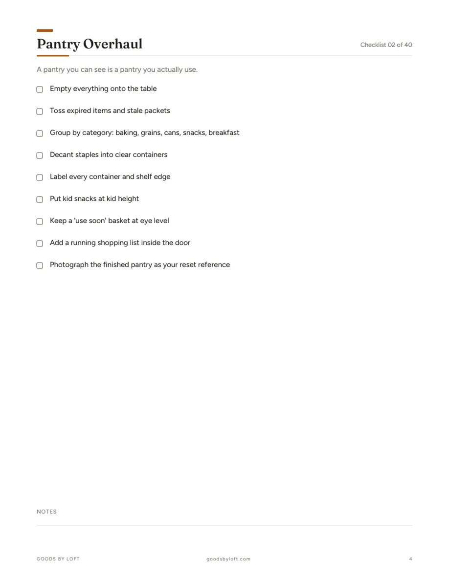 Each list is a single 20-minute win